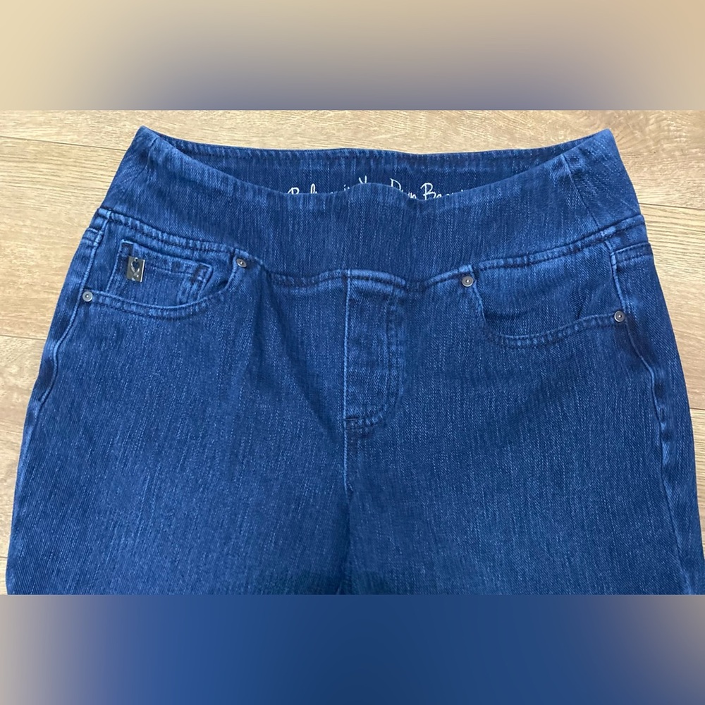 Belle By Kim Gravel Womens Denim Jeans Size 10P - Picture 3 of 5